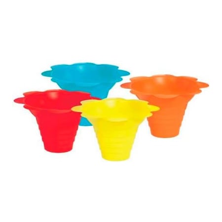 Paragon International Paragon Multicolor Flower Drip Tray Cups 4 Oz, 100 Qty 6502